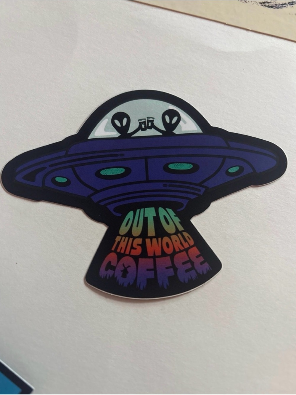 Dutch Bros UFO Sticker